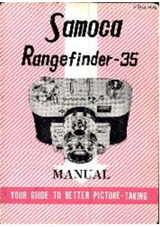 Samoca 35 manual. Camera Instructions.